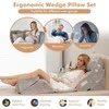 Lova Promotions Įstrižinė pagalvė, 60.9x20.3x8.9 cm, Pilka