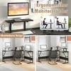 Promotions L formos darbo stalas, 148x148x91 cm, Rudas
