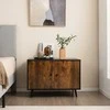 Promotions Katės kraiko dėžės uždangalas, 80x50.8x57.2 cm, juoda ir natūrali