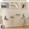 Promotions Katės laipiojimo komplektas, 25x24x82 cm, natūralus