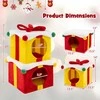 Promotions Kačių namelis, 39,4x39,4x33 cm ir 34,3x34,3x35,6 cm, raudonas ir geltonas