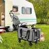 Promotions Riedantis katės transporteris, 58.4x36.8x63.5-101.6 cm, Pilkas