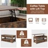 Promotions Keltinis kavos staliukas, 106x50x48 cm, rudas