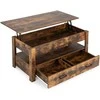 Promotions Keltinis kavos staliukas, 106x50x48 cm, rudas