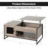 Promotions Kavos staliukas, 106x55x44.5 cm, Pilkas