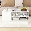 Promotions Kavos staliukas, medinis, 86x56x41 cm, baltas