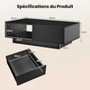 Promotions Kavos staliukas, 95x55x31 cm, baltas
