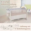 Promotions Sulankstoma kūdikio lovytė, 125x65x76 cm, smėlio spalvos