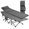 Promotions Sulankstoma stovyklavimo lova, 185x65x41-53 cm, pilka