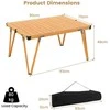 Promotions Sulankstomas stovyklavimo stalas, 93x70x48 cm, rudos spalvos