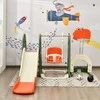 Promotions Vaikų žaidimų aikštelė, 6 viename laipiojimo aikštelė su čiuožykla ir krepšinio lankas, 172x182x108-120 cm