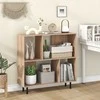 KNYGA Promotions Atvira lentyna, 90x30x90 cm, juoda
