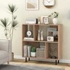 KNYGA Promotions Atvira lentyna, 90x30x90 cm, juoda