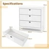 Promotions Komoda, 80x40x79 cm, Balta
