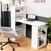 Promotions Kompiuterio stalas, 122x56x122 cm, baltas