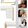 Promotions Kompiuterio stalas, 111,8x50,8x74,9 cm, baltas
