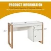 Promotions Kompiuterio stalas, 111,8x50,8x74,9 cm, baltas