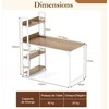 Promotions Kompiuterio stalas, 120x65x130 cm, Rudas