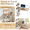 Promotions Kompiuterio stalas, 120x65x130 cm, Rudas