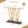 Promotions Konsolinis stalas, 100x30x79 cm, baltas