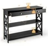 Promotions Konsolinis stalas, 99.1x30.5x78.7 cm, Rudas
