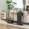 Promotions Konsolinis stalas, 110,5x30,5x81,3 cm, balta ir auksinė