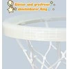 Promotions 3-in-1 sporto rinkinys, krepšinio stovėjas, futbolo vartai, žiedų metimo žaidimas, 54x48.5x133-158 cm, mėlyna pilka
