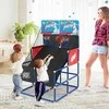 Promotions Vaikų arkadinis krepšinio žaidimo rinkinys, 90.2x90.2x139.7 cm, juoda mėlyna raudona
