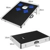 Promotions Cornhole rinkinys, 90x60x28 cm, juodas