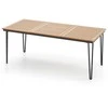 Promotions Lauko stalas, 200x90x75 cm, natūralios spalvos, juodas