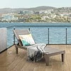 Promotions Lauko gultas su atlošu, 190x57,5x29-84,5 cm, juodas