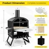 Promotions Lauko picos krosnis, 54,6x30,5x71,1 cm, juoda