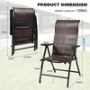 Promotions Lauko sulankstoma kėdė, 71,1x58,4x85-112 cm, ruda