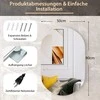 Promotions LED sieninis veidrodis, 80x50 cm, ovalus, sidabrinis
