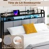 Lova Promotions Lovos Rėmas, 218.5x140.5x110 cm, Ruda Juoda Pilka