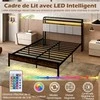Lova Promotions Lovos Rėmas, 218.5x140.5x110 cm, Ruda Juoda Pilka