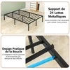 Lova Promotions Lovos rėmas, 191x135x36 cm, Juodas