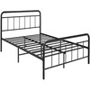 Promotions Platformos lova, 208x164x102 cm, juoda