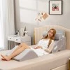 Lova Promotions Lovos pleišto formos pagalvių rinkinys, 59.7x20.3x7.6 cm, Pilka