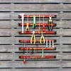 Promotions Magnetinės įrankių juostos, 46x1,5x2,5 cm, raudona ir juoda