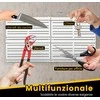 Promotions Magnetinis įrankių laikiklis, 60x30 cm, sidabro spalvos