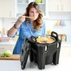 Promotions Nešiojamas izoliuotas maisto laikiklis, 32 QT, juodas