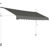 Promotions Apkabinamas markizės stogelis, 200x200-300 cm, Pilka