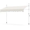 Promotions Ištraukiama markizė, 300x120x210-300 cm, juoda