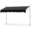Promotions Markizė, 300x120x210-300 cm, Juoda