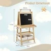 Promotions Vaikiškas meninis molbertas, 59.7x49.5x116.8 cm, baltas
