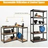 Promotions Laikymo lentyna, 75x30x150 cm, Juoda