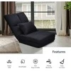 Promotions Sulankstomas miegamasis sofa-lova, 61x72.4x61 cm, juoda