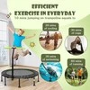 Promotions Mini batutas su reguliuojamu turėklu, 110x110x99-126 cm, žalias
