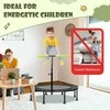 Promotions Mini batutas su reguliuojamu turėklu, 110x110x99-126 cm, žalias